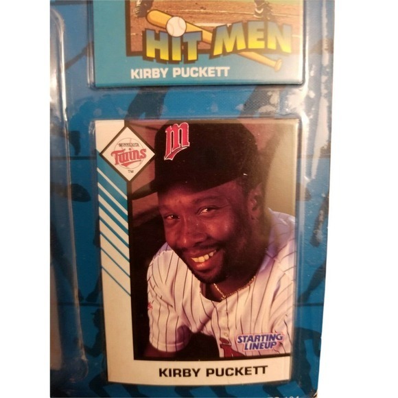 Minnesota Twins KIRBY PUCKETT Starting Lineup MLB SLU 1993 Figure & 2 Cards - Picture 2 of 3